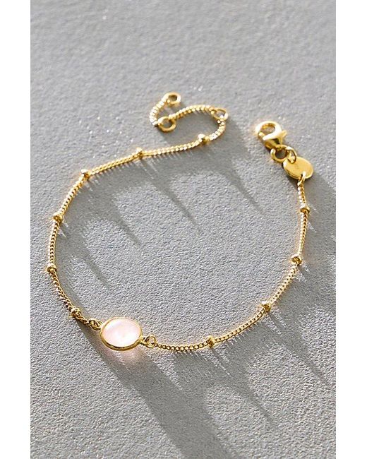Daisy London Metallic Plated Healing Stone Bracelet
