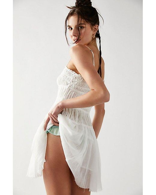Free People White Fp One Lausanne Slip