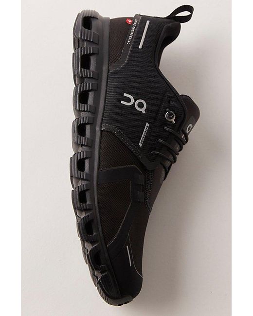 On Shoes Black Cloud 6 Waterproof Sneakers