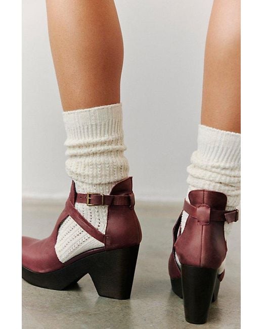 Free People Multicolor Cedar Leather Clogs