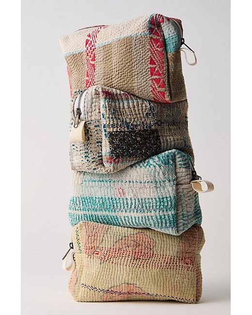 Free People Gray Jenna Bee Pouch
