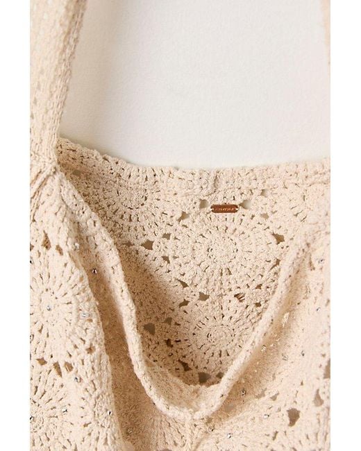 Free People Natural Sunrise To Sunset Crochet Tote