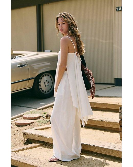 Free People Natural Lana Pant Set By