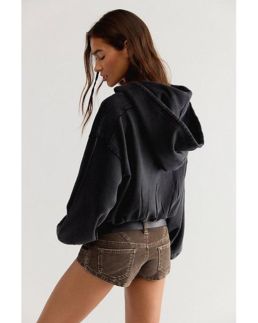 Free People Black Wesley Hoodie