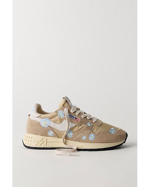 Autry Multicolor Reelwind Low Embroidered Sneakers