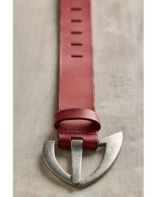 Free People Red Noa Belt