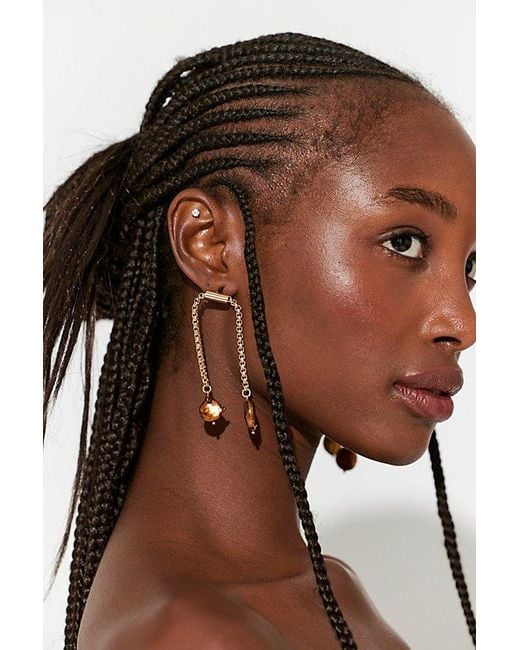 Free People Women's Brown Ariana Ost Misty Dangles