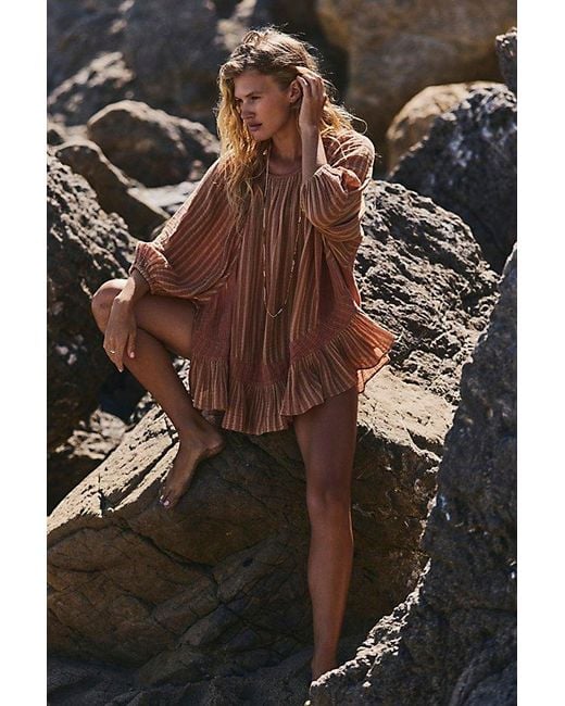 free-est Brown Solena Tunic By