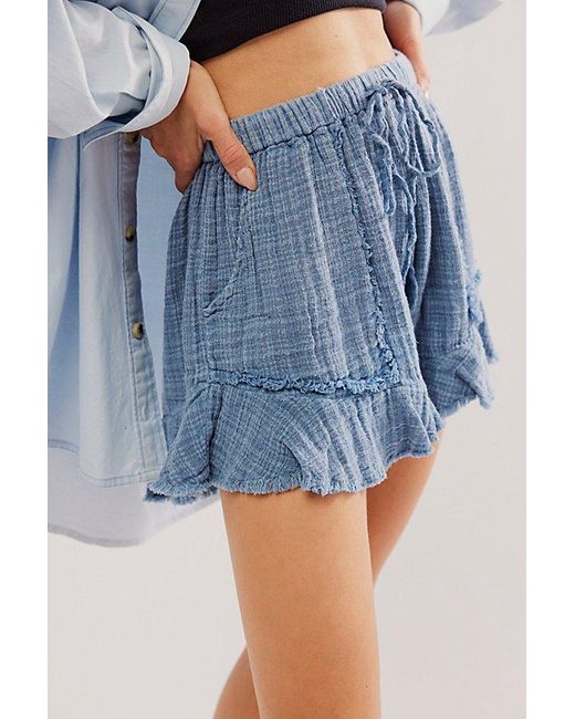 Free People Blue Fp One Solona Shorts