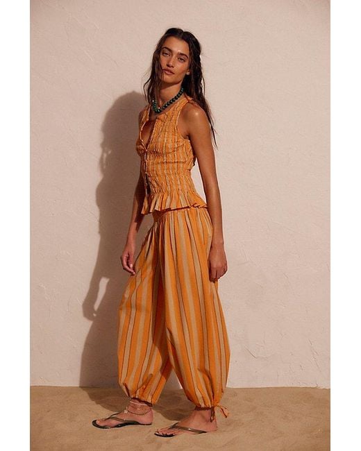 Free People Brown Wild Summer Set By