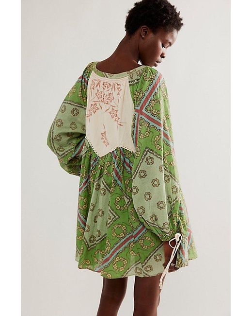 Free People Green Day Dreaming Mini At In Lake Combo, Size: Xs