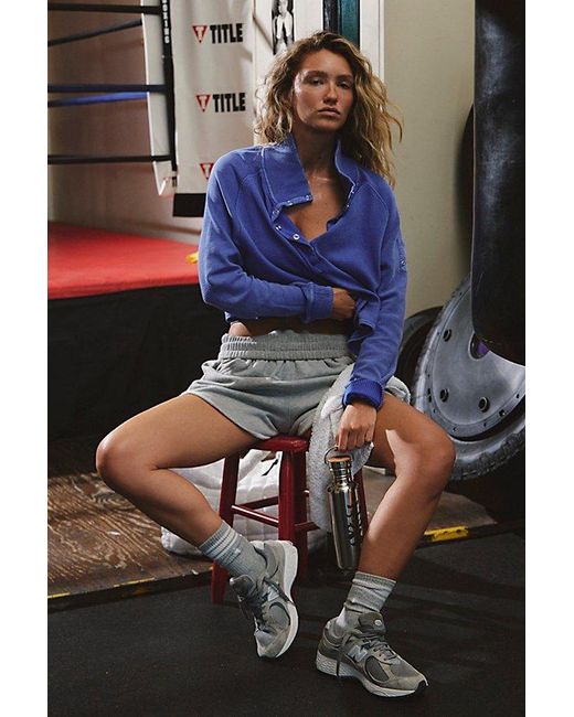 Fp Movement Blue So Fly Henley Layer