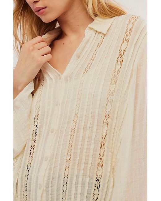 Free People Natural Fp One Mila Shirt