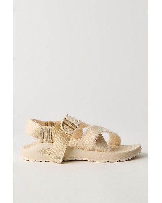 Chaco Natural Mega Z Classic Fuzzy Sandals