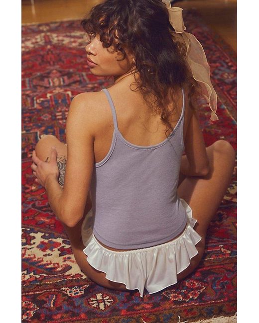 Intimately By Free People Brown Cheeky Flirt Panty