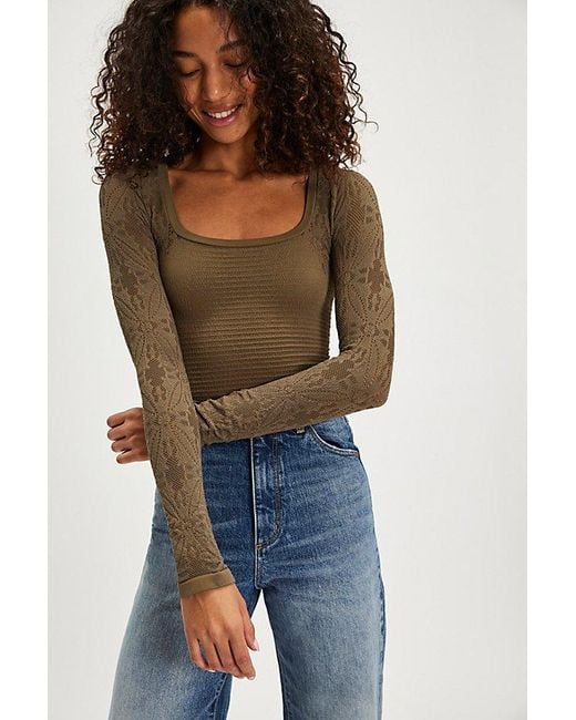 Intimately By Free People Multicolor So Many Likes Long Sleeve By