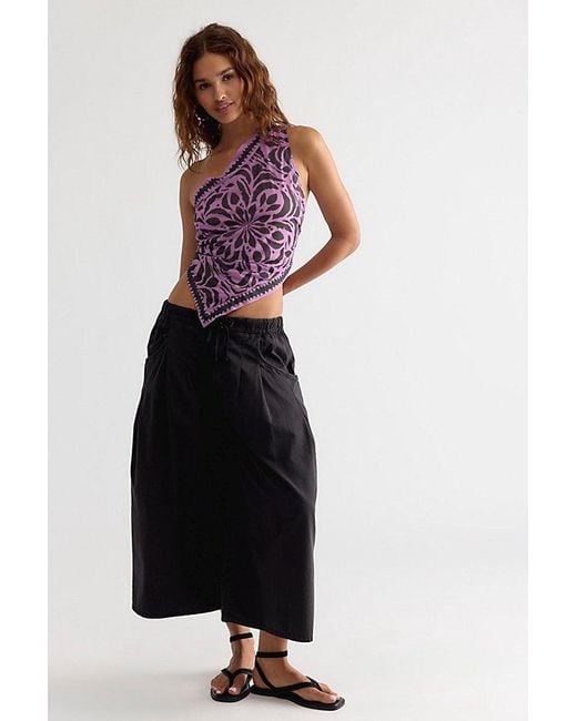 Free People Purple Shore Night Out Top