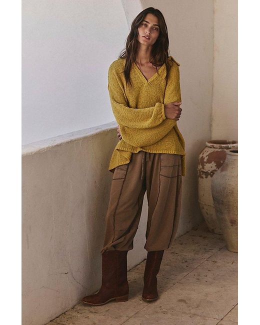 Free People Brown Ren Sweater Pullover