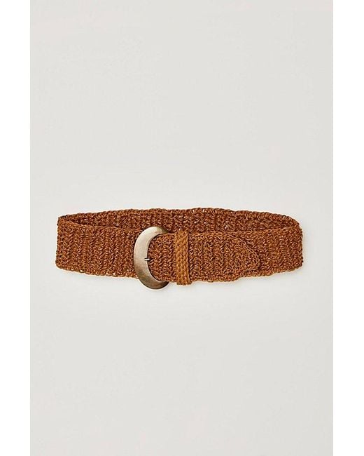 Free People Brown Coastal Waist Belt