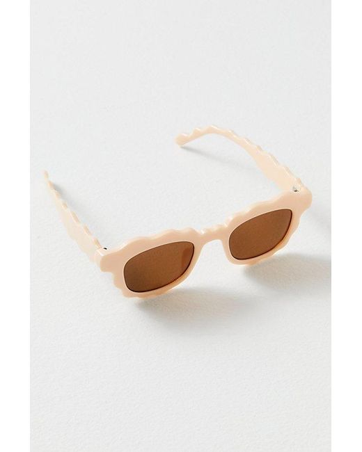 Free People Brown Dolly Novelty Sunnies