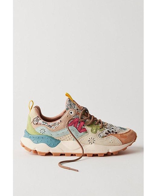 Flower Mountain Pink Yamano 3 Sneakers