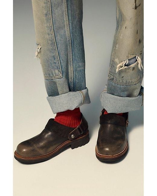 Free People Gray Remy Mules