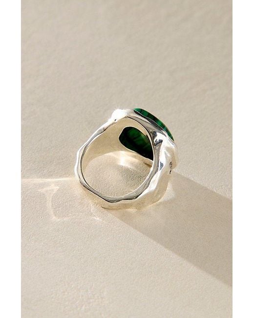 Free People Green Tina Cocktail Ring