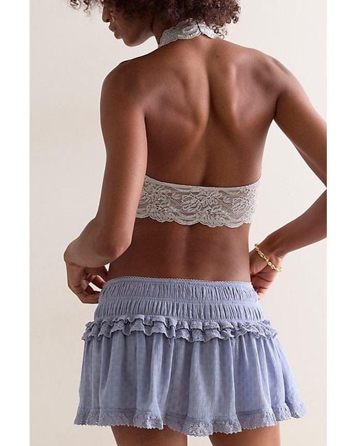 Intimately By Free People Blue Sweet Something Bloomer Skort