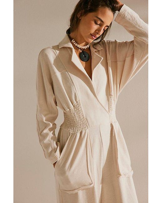 Free People Natural Blair One-Piece