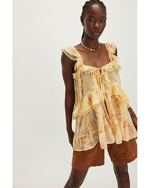 Free People Multicolor Fiona Printed Tunic