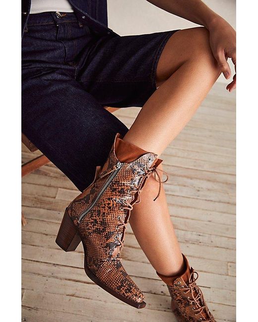Free People Multicolor We The Free Canyon Lace Up Boots