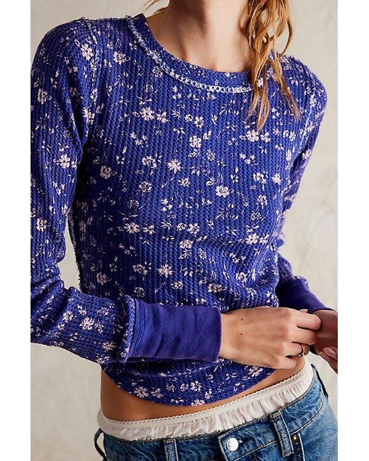 Free People Blue We The Free Pretty Little Thermal