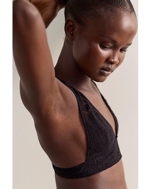 Only Hearts Brown Stretch Lace Mira Bralette