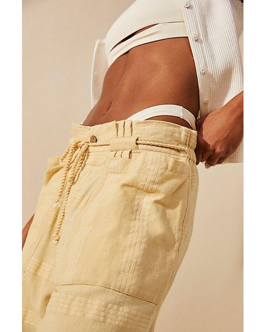 Free People Natural Carry On Cargo Pants