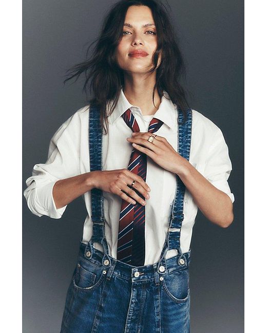 Free People Natural Hallie French Cuff Shirt