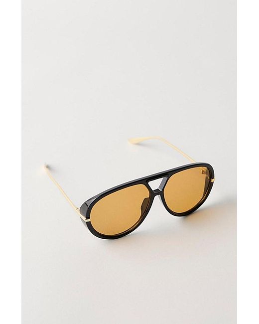 Free People Natural Sunday Afternoon Oversized Aviator Sunglasses