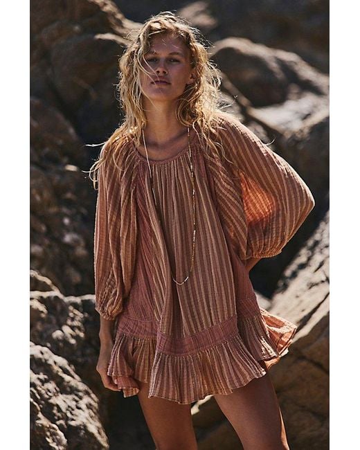 free-est Brown Solena Tunic By