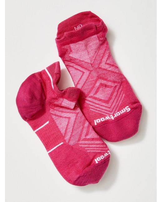 Free People Smartwool Run Zero Ankle Socks in Pink | Lyst Canada