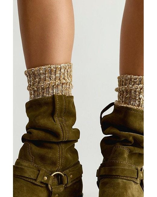 Free People Natural Thunders Love Flame Socks
