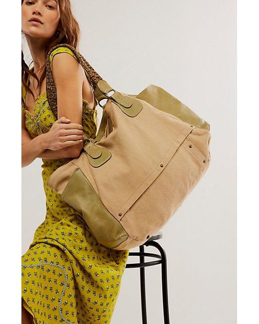 Free People Natural Waverly Tote