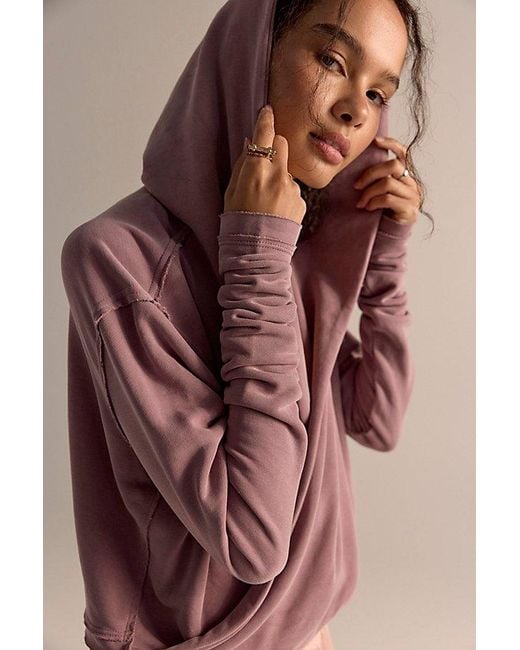 Free People Brown Wrapped Up Hoodie