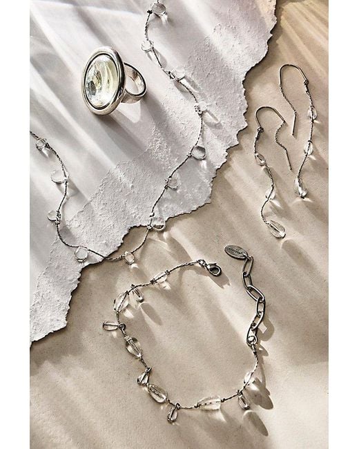 Free People Natural Dewdrop Bracelet