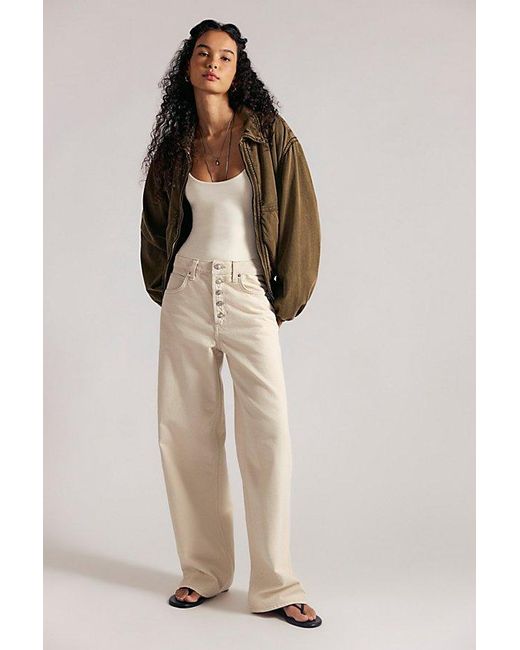 Free People Natural Nia Boyfriend Jeans