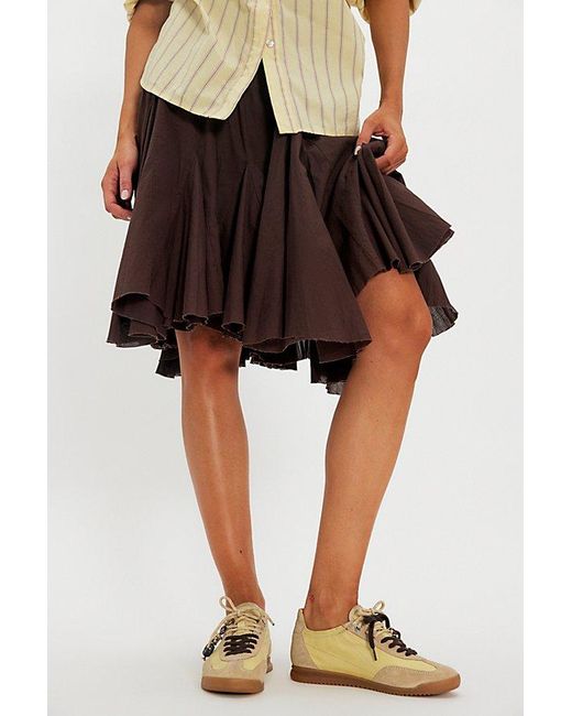 Bronx Brown Drew Leather Sneakers By