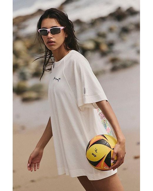 Fp Movement White Icon Logo Tee