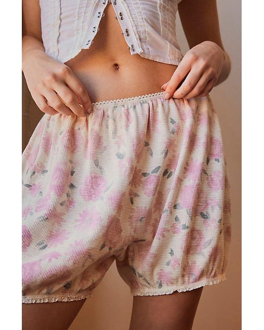Free People Pink Better Days Bloomers