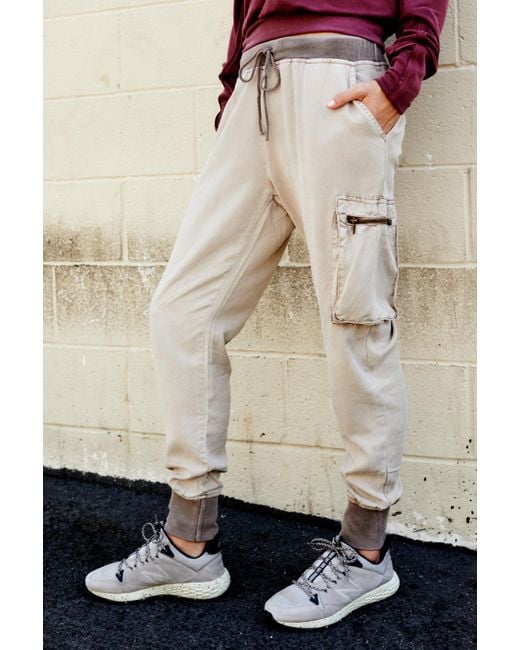 Sweatwater Boy Harem Casual Elastic Waist Cotton Solid Color Jogger Pants