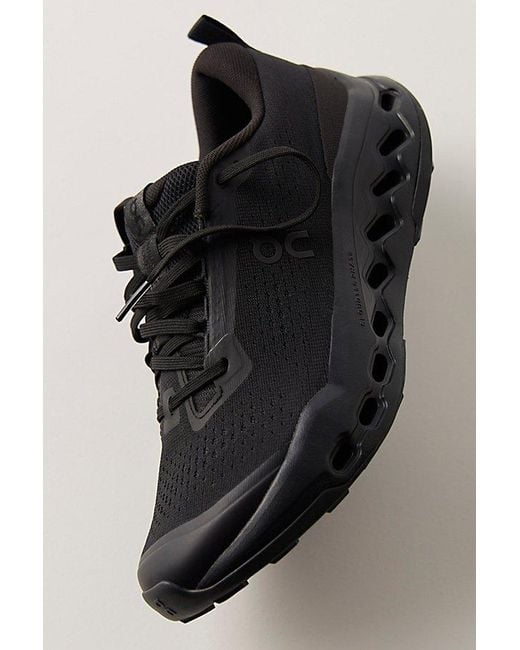 On Shoes Black Cloudsurfer Trail 2 Sneakers