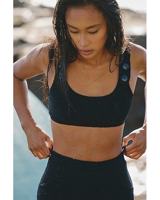 Seea Black Georgia Surf Top