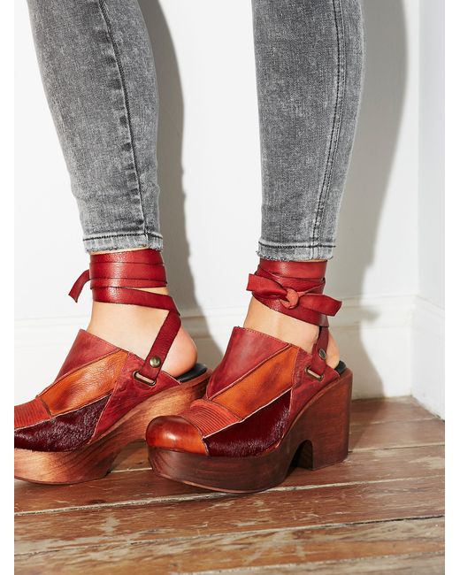 Free People Multicolor Into The Patchwork Clog